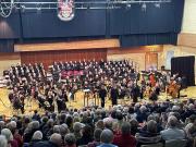 Soloists Taking a bow after Beethoven 9